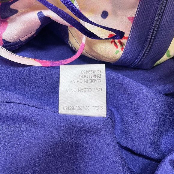Yumi Kim Dress Size XS Jayne Floral Print Mini Spaghetti V Neck Cocktail - Picture 6 of 8